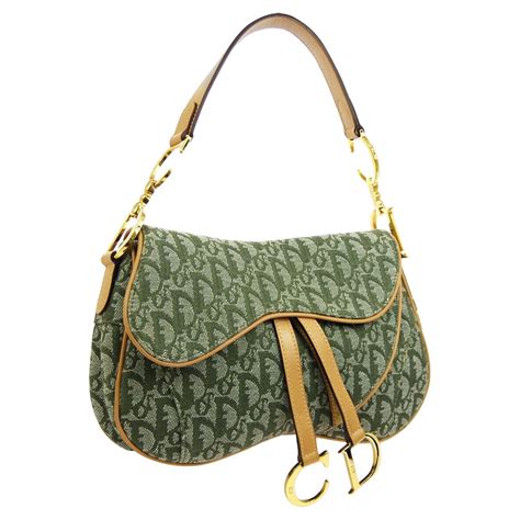 christian dior green bag|authentic christian dior shoulder bag.